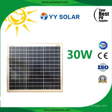 30W Painel solar de aparência bonita para lâmpada de sinal solar